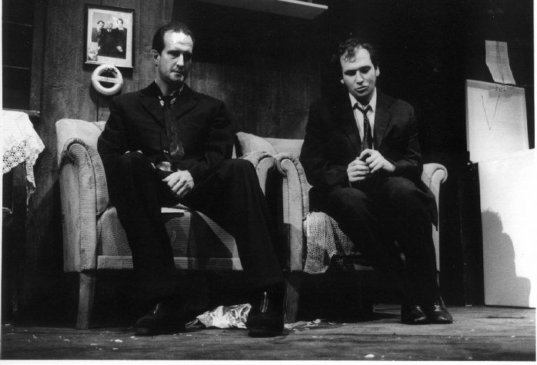 Osiřelý západ: Jaromír Dulava, Marek Taclík, foto: Činoherní klub - tmp1