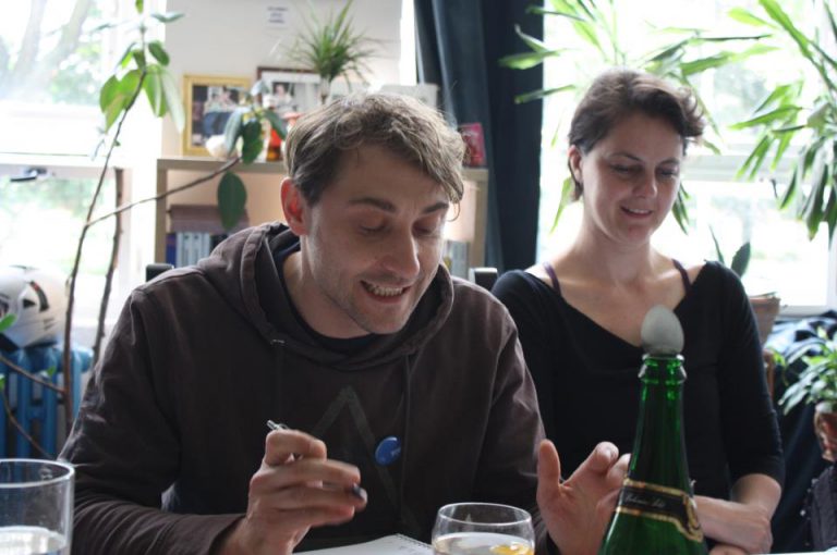 Petr Jeništa a Eva Vrbková - hráli spolu v Huse na provázku a znovu se setkávají v Komedii - 431056-262499163868842-1346118362-n