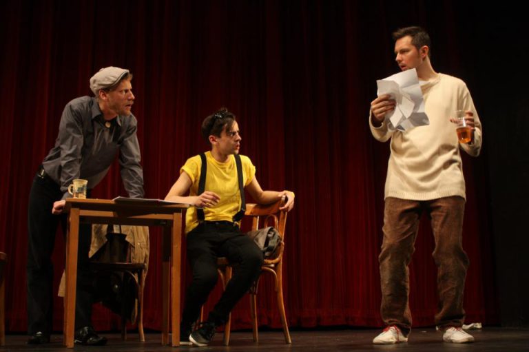 Bogusław Schaeffer: Scénář pro tři neskutečné, ale existující herce (J. Nosek, J. Hofman, M. Slaný) - scenar-pro-tri