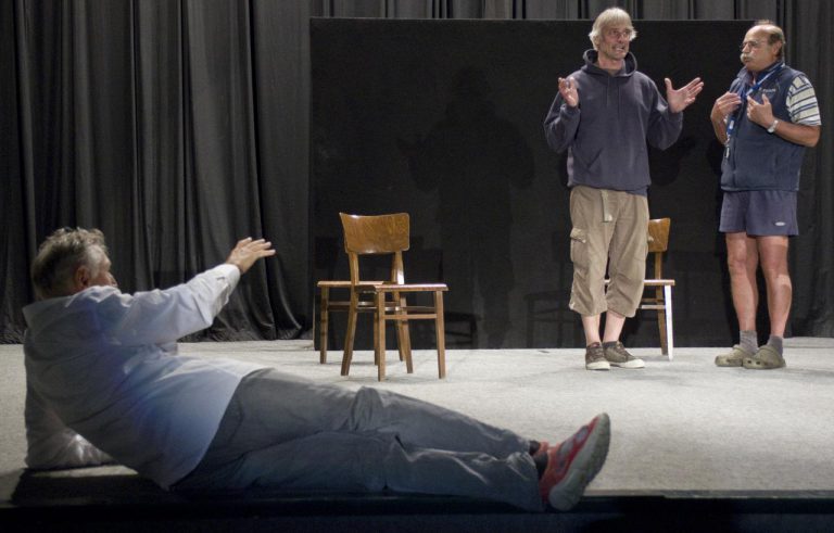 Mnoho povyku pro nic (Jiří Menzel, Daniel Rous, Pavel Nový) foto: Viktor Kronbauer, zdroj: Agentura Schok - 1032p