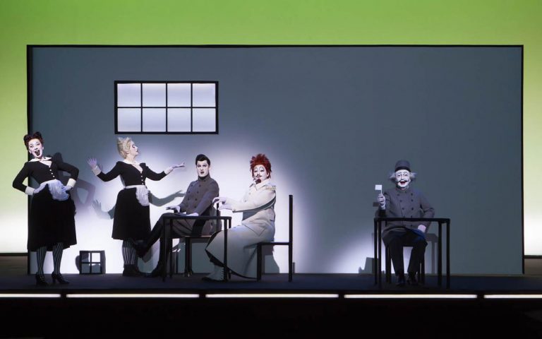 1914 (E. Eszenyi, P. Beretová, J. Koleník, E. Salzmannová, M. Stehlík) foto: Lucie Jansch, zdroj: Národní divadlo - 1914n