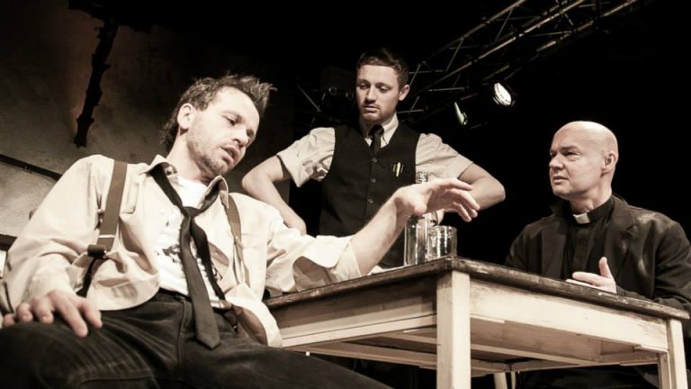 Petr Mikeska, Aleš Petráš, Milan Kačmarčík (Osiřelý západ, MDMB, foto: Petr Veselý) - 1922330-838172099541674-865602717-n