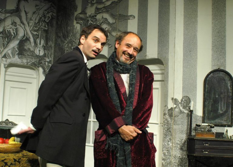 S Viktorem Preissem v Brouku v hlavě, Divadlo na Vinohradech (foto: Martin Poš) - dnv-brouk-v-hlave-foto-martin-pos