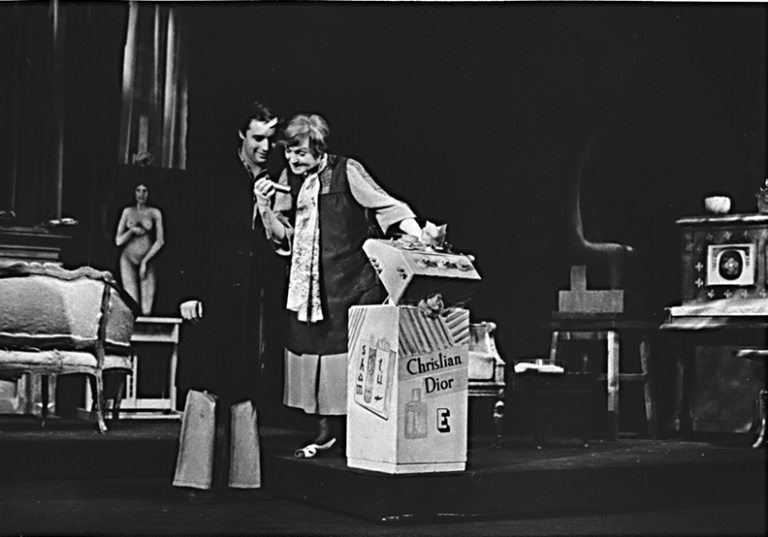 Marie Rosůlková a Viktor Preiss, MDP 1976, foto: Vilém Sochůrek, zdroj: Divadelní ústav - screen-shot-2018-05-22-at-15